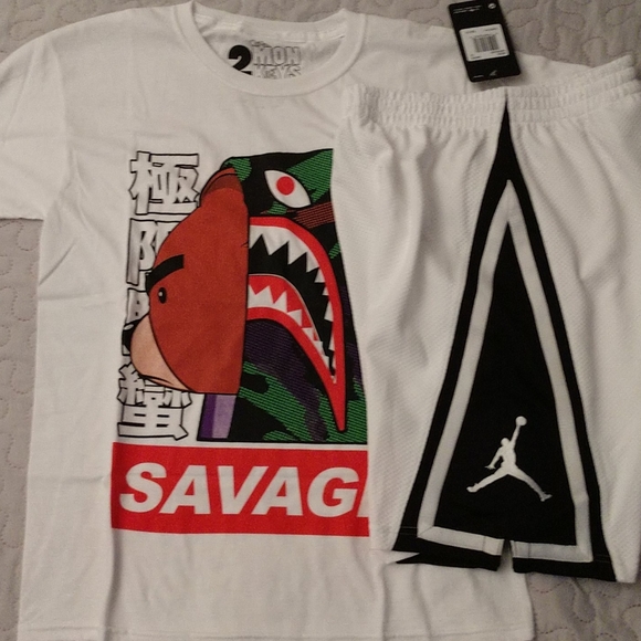 Youth JORDAN set & graphic tee shirt - Picture 5 of 5